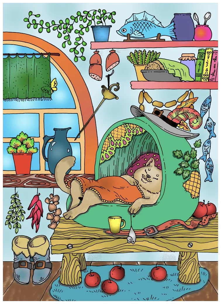 Vintage classic coloring pages iv printable coloring page