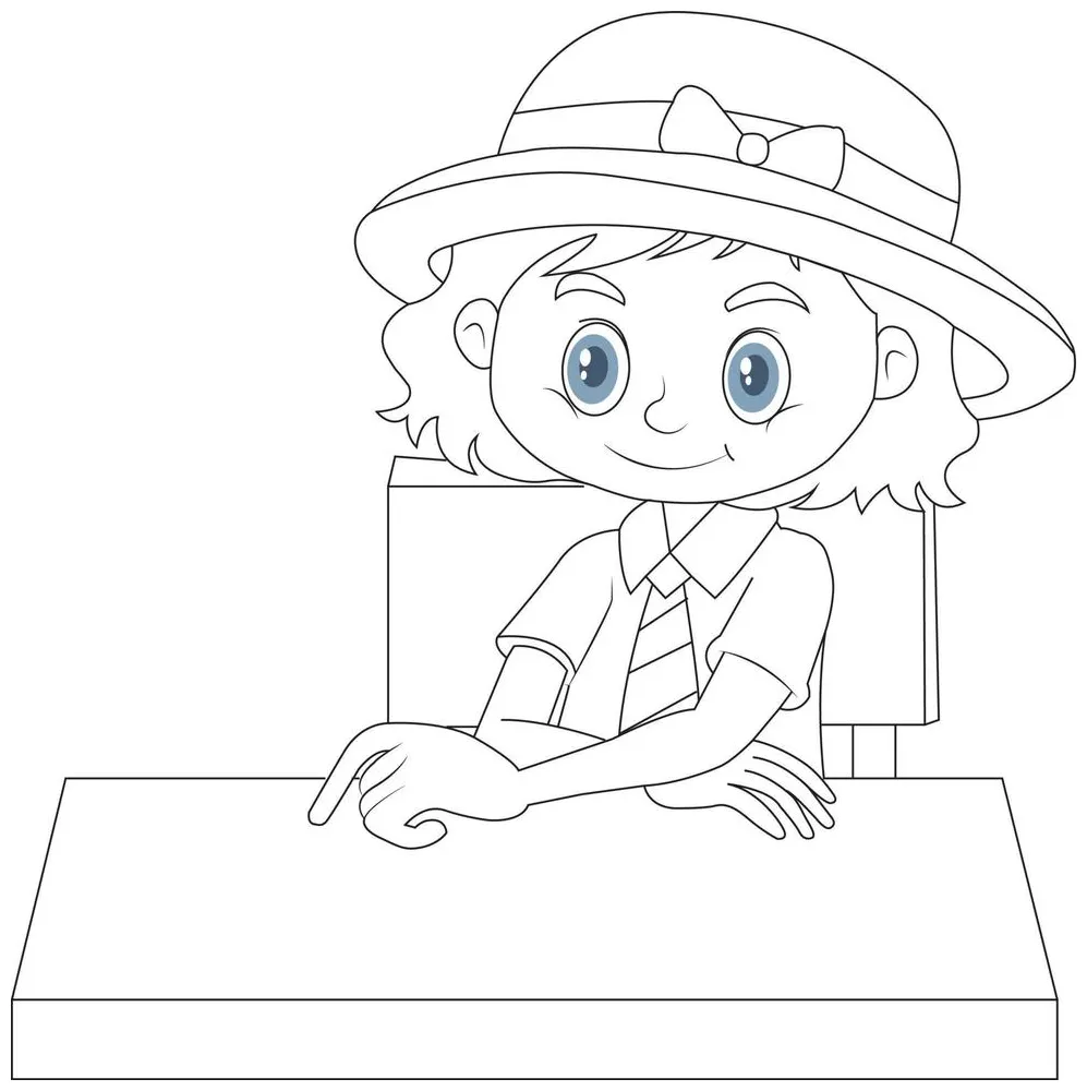 Cartoon coloring page 17460521 vector art at vecteezy