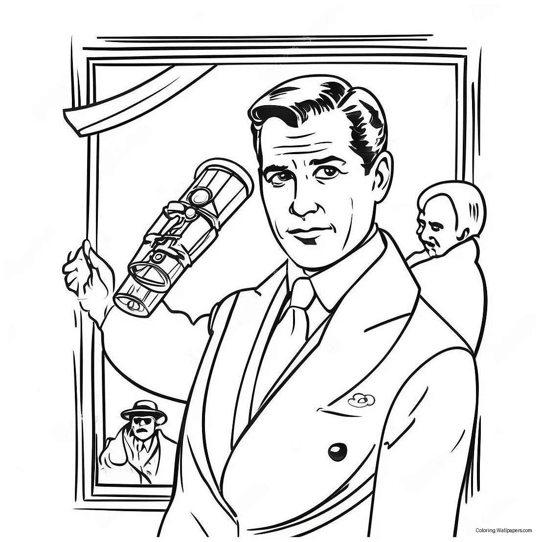 Classic movie poster coloring page 62264-49290