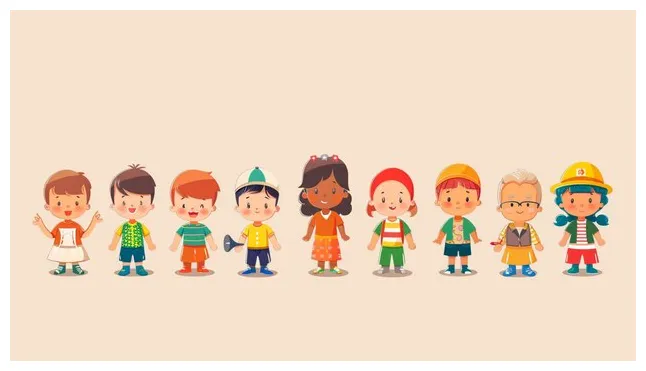 Premium vector the characters of tv character