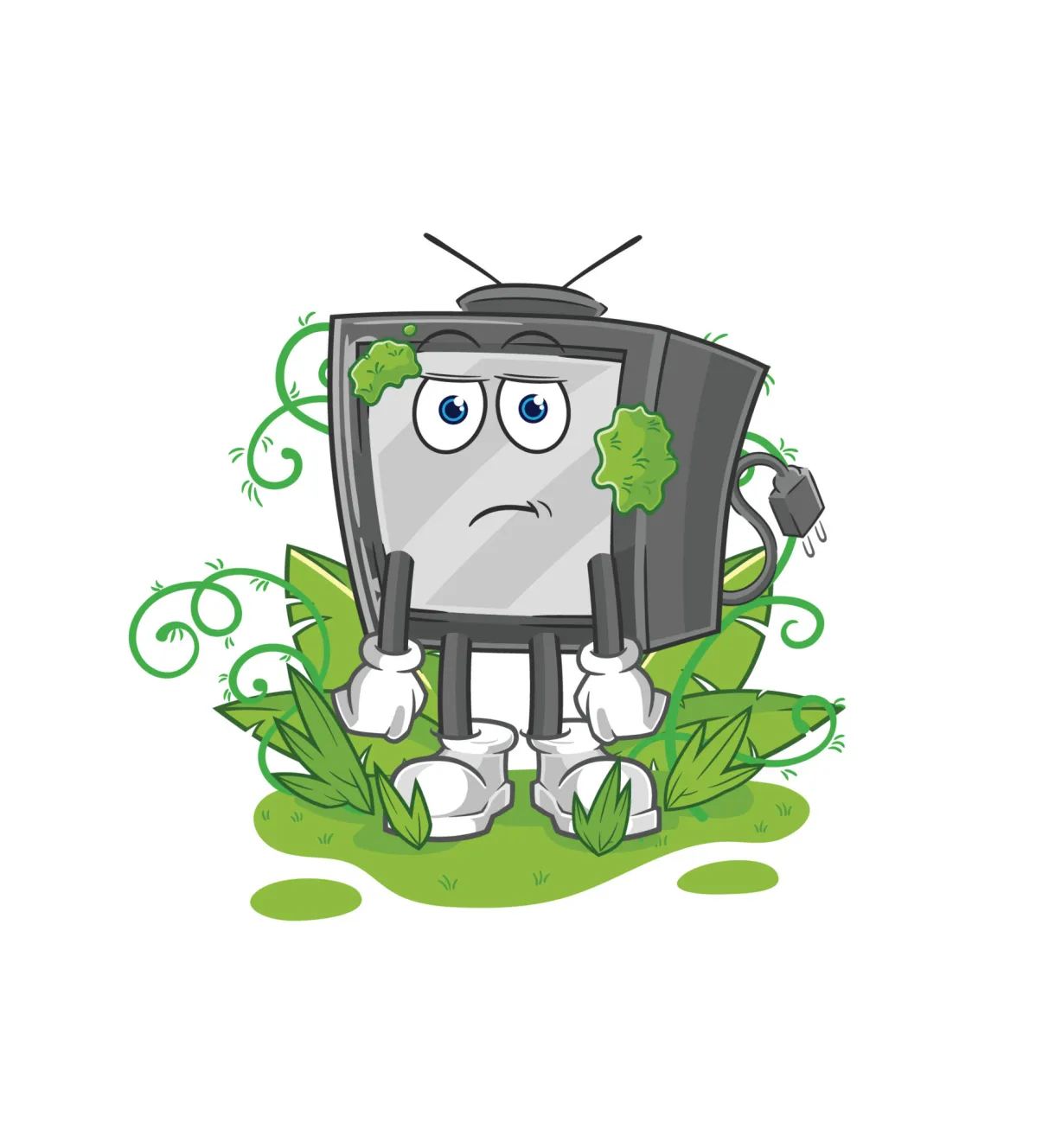 Vintage tv cartoon character 10696269 vector art at vecteezy