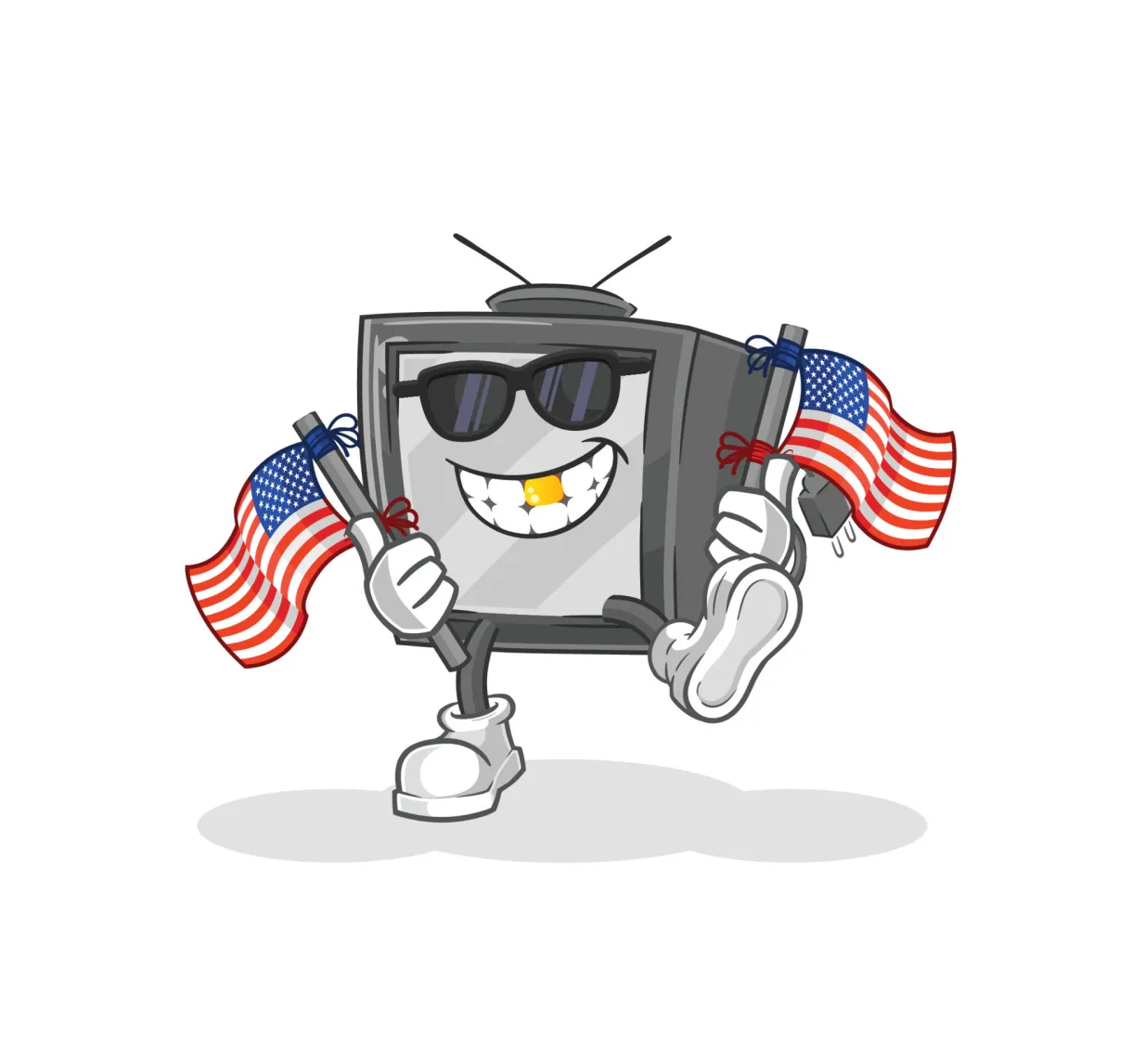 Vintage tv cartoon character 10747127 vector art at vecteezy