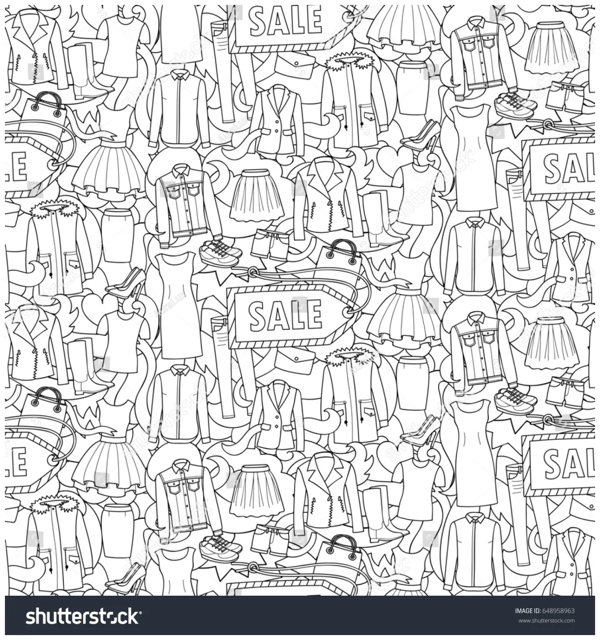 2,954 clothing accessories coloring page s, s & vectors
