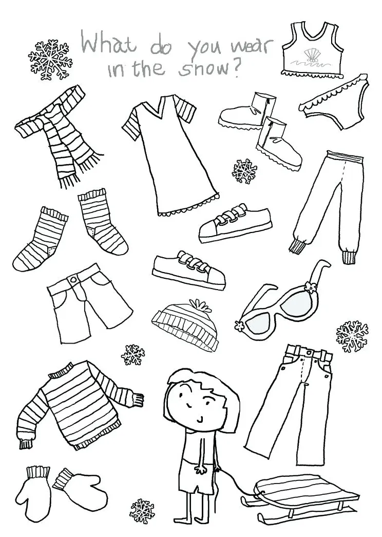 Clothing coloring pages printables at getdrawings