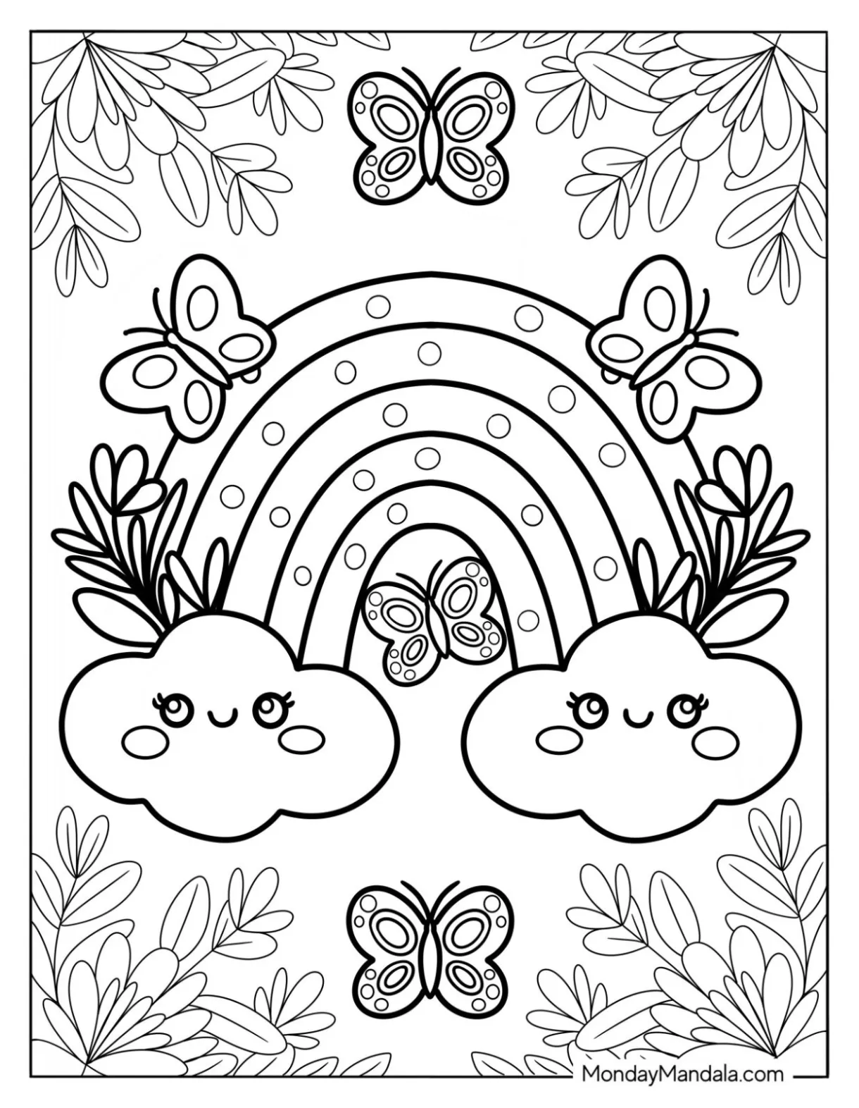 Cloud types for kids coloring pages [2025]