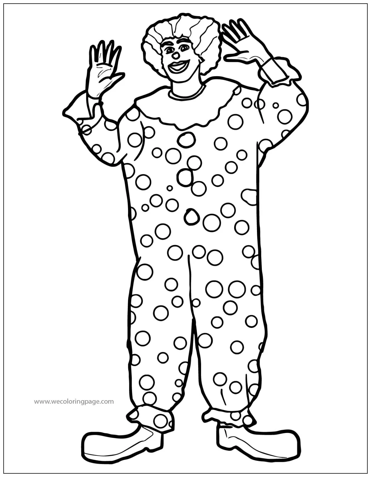 Clown Coloring Pages - Wecoloringpage.com
