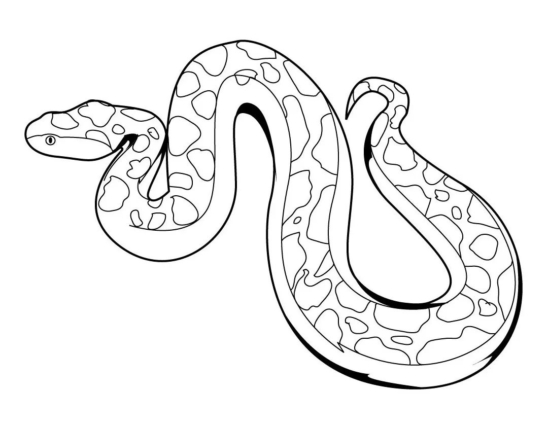 King cobra snake coloring pages download and print for free