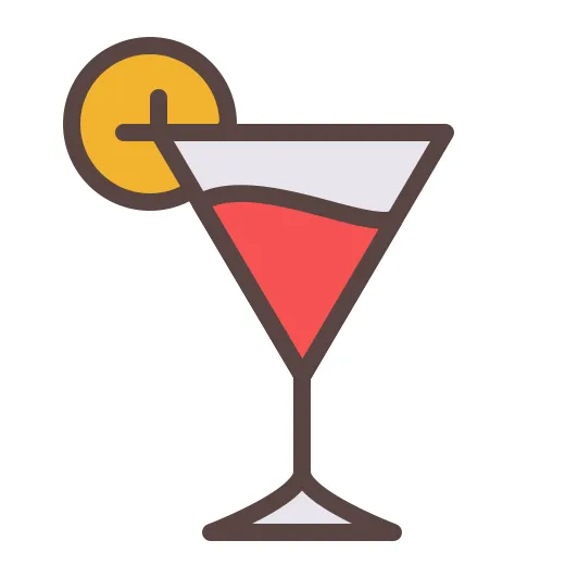 Cocktail Generic Outline Color icon
