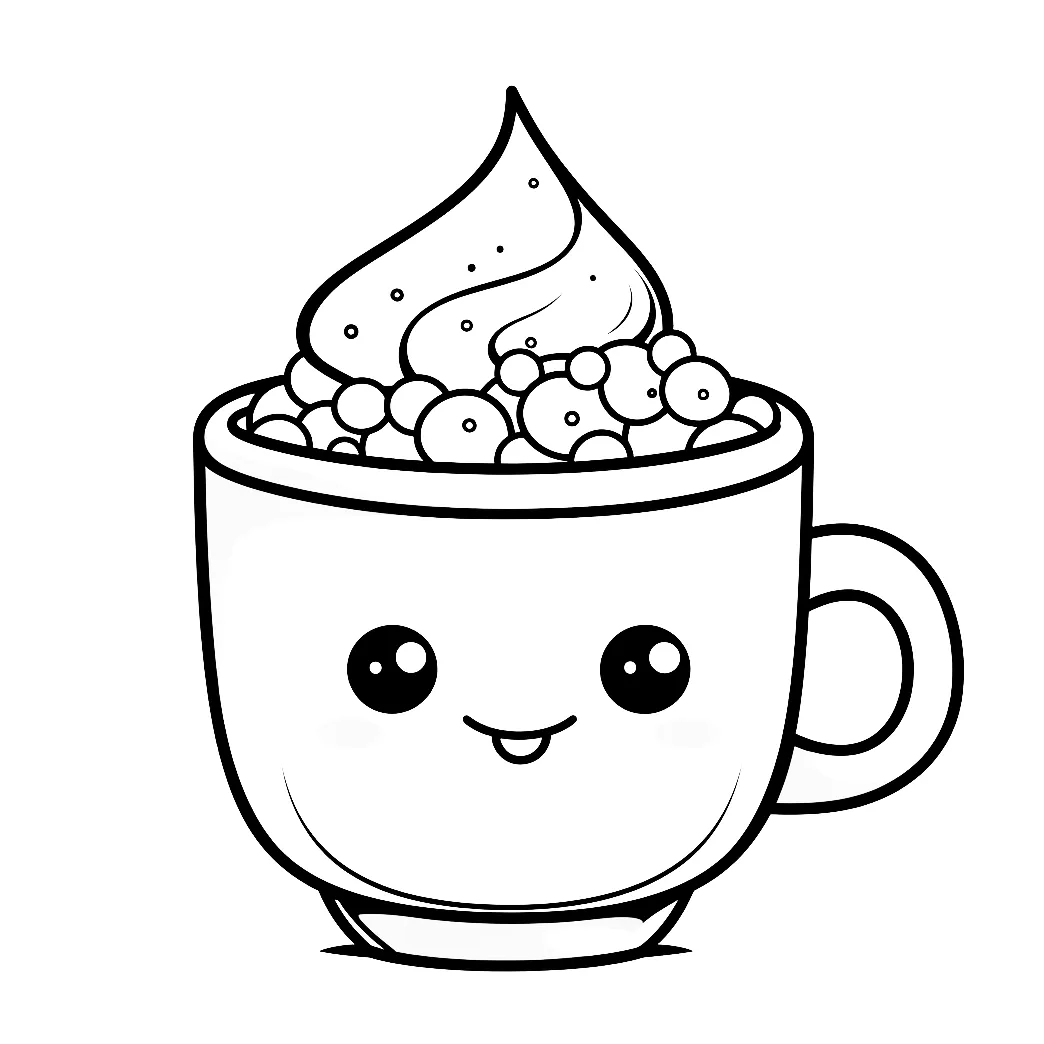 Cocoa coloring page – Coloring corner