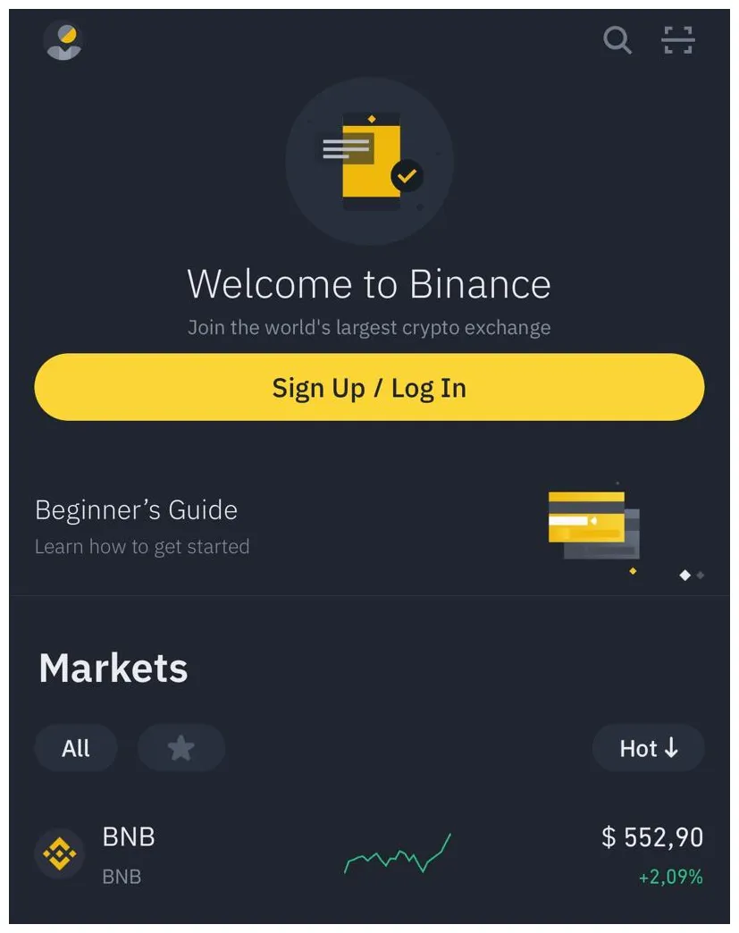Binance app crypto exchange yourcryptolibrary