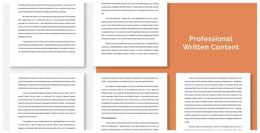 College Admission Essay Template in Word, Google Docs - Download
