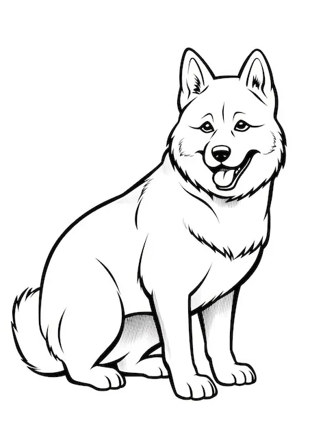 Premium Photo | Coloring book page