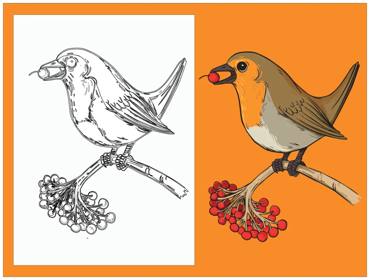 Coloring Page Illustration 13190891 Vector Art at Vecteezy