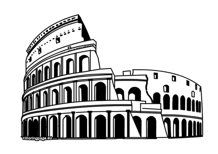 Colosseum coloring page | Coloring Page