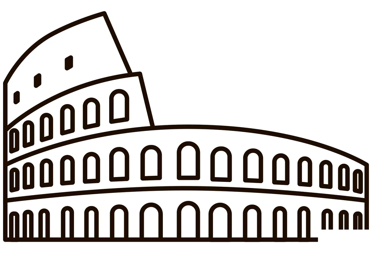 Colosseum coloring page - ColouringPages