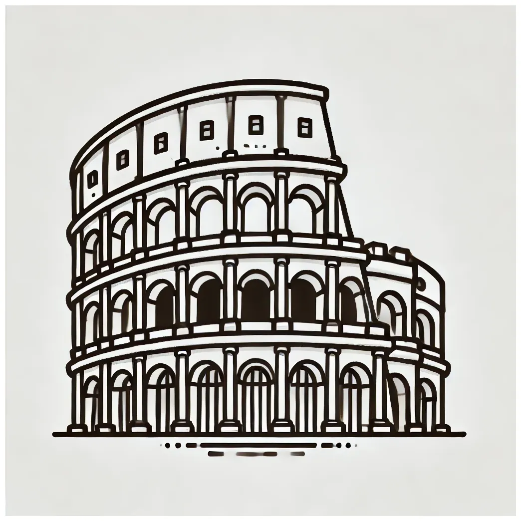Colosseum Coloring Pages - ColoringDraft.com