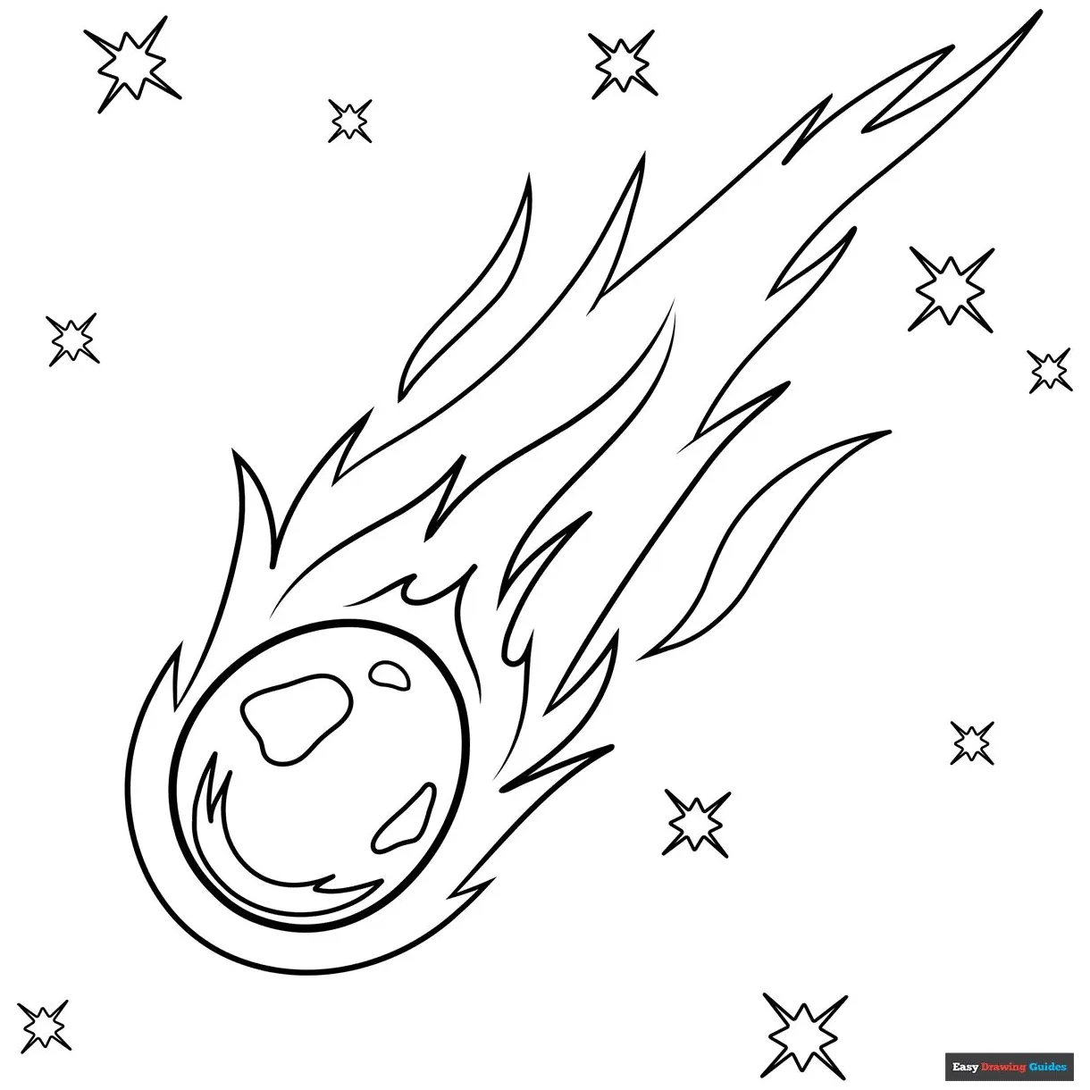 Comet space coloring pages, planet coloring pages, coloring pages
