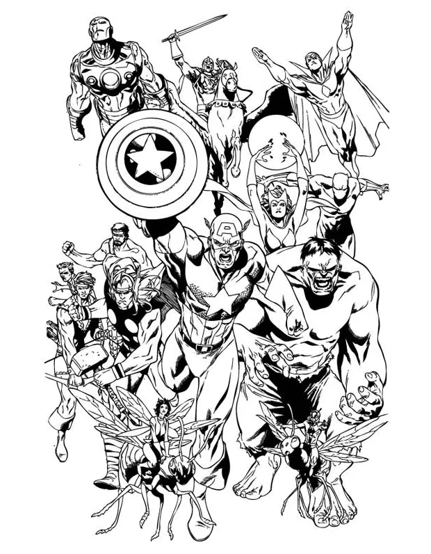 349 best comic book coloring pages s on páginas para