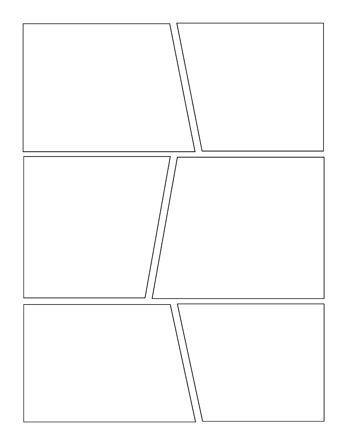 Printable Comic Book Panels - Printable JD