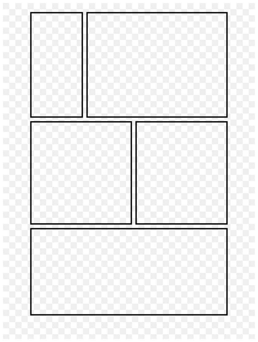 6 panel comic strip template