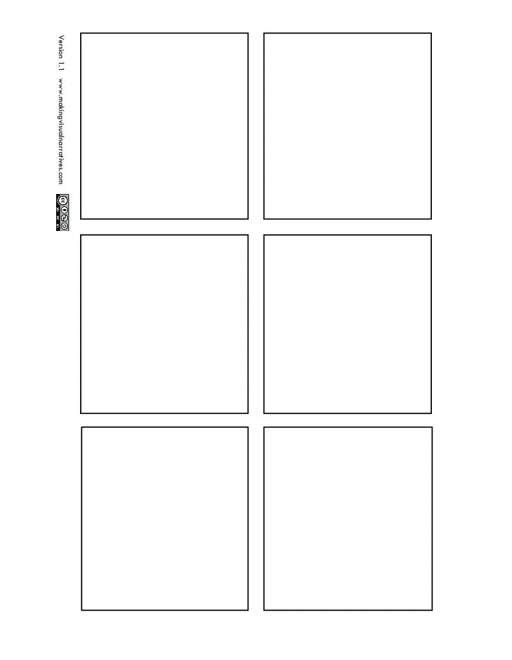 6 panel comic book page