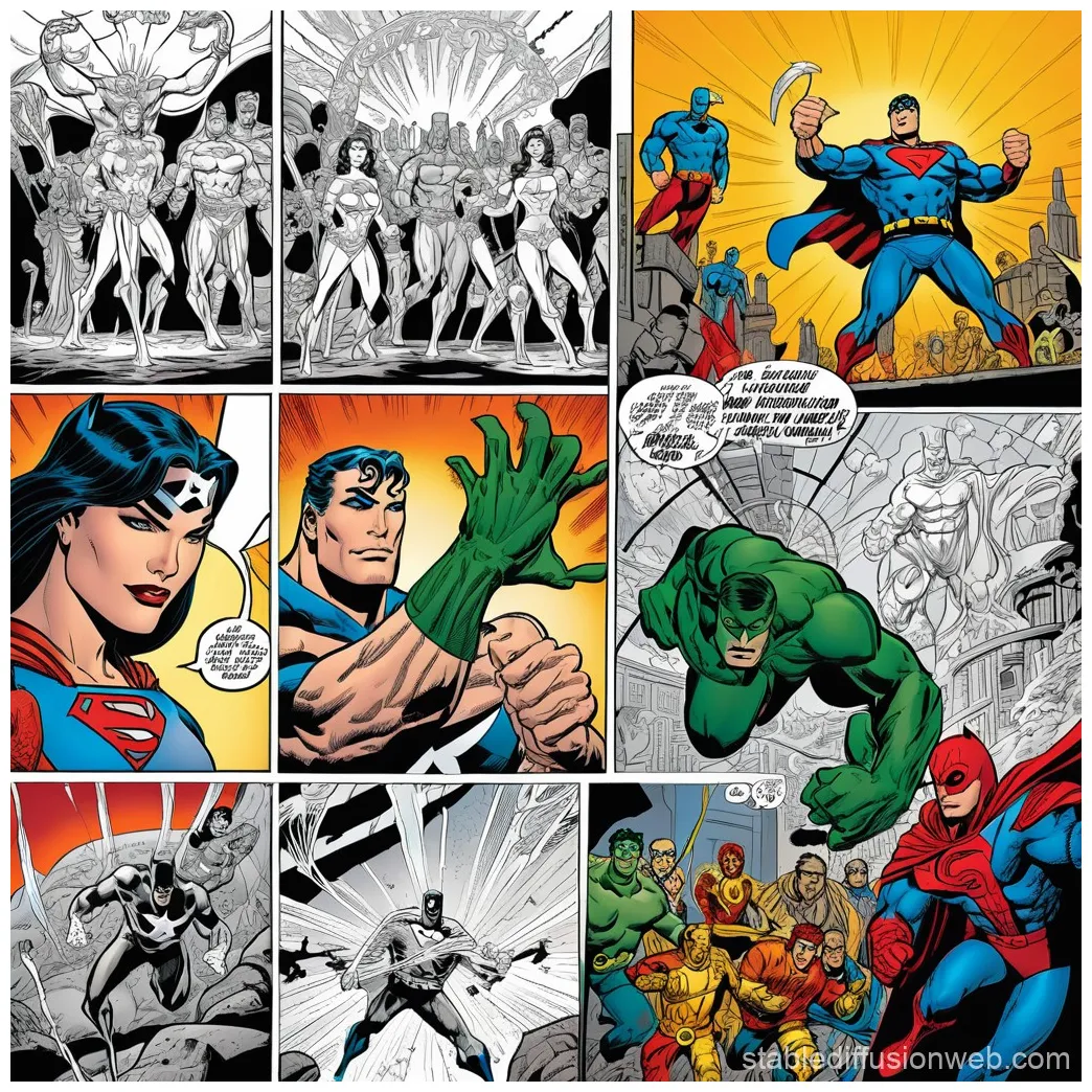 Comic Book Style | Stable Diffusion Online