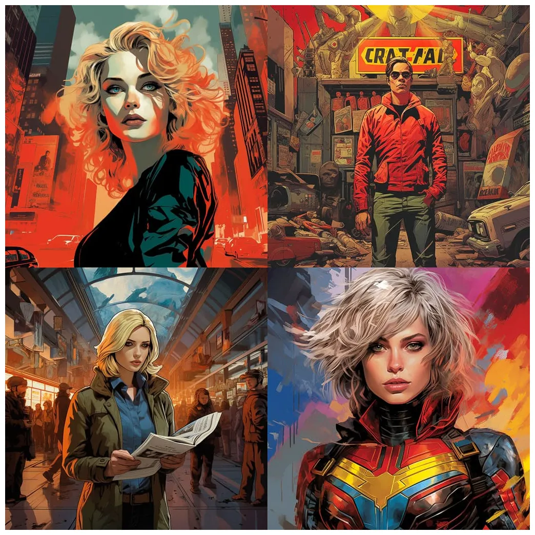 Comic Book Style AI Art: Captivating and Dynamic Creations | OpenAI