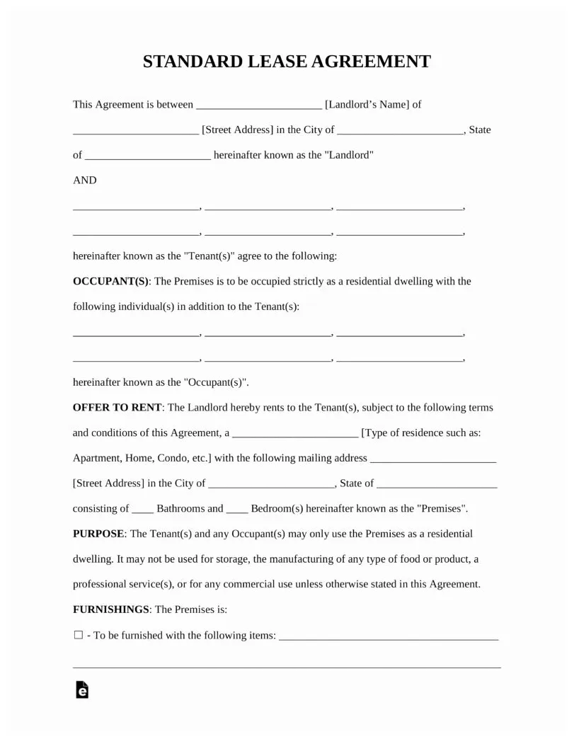 Printable commercial lease forms printable forms free online