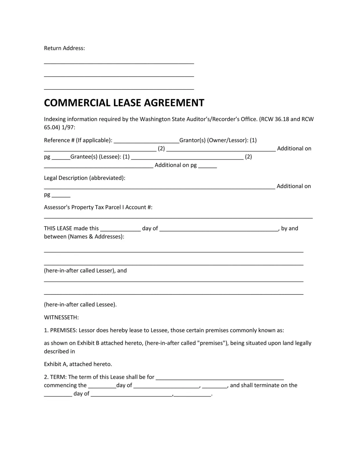 27 free commercial lease agreement templates ᐅ templatelab
