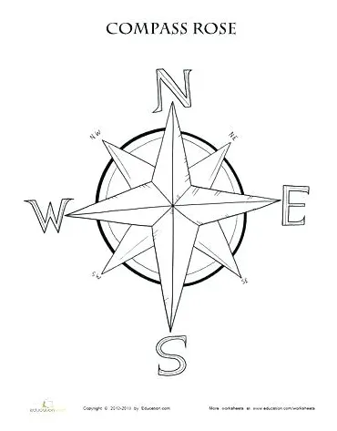Compass coloring page at getcolorings free printable colorings