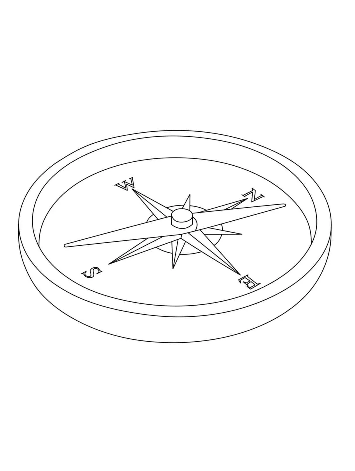 Compass coloring pages