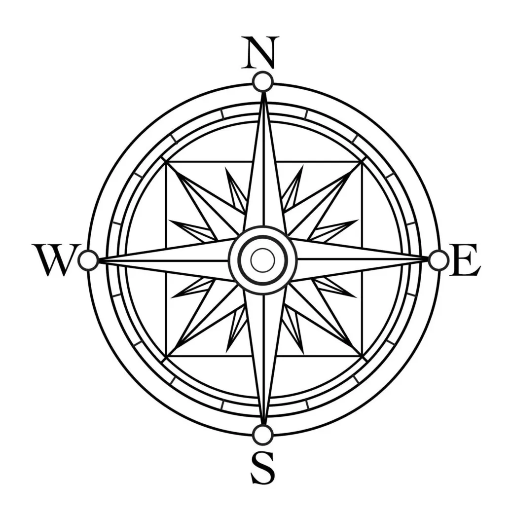 Compass coloring page at getcolorings free printable colorings