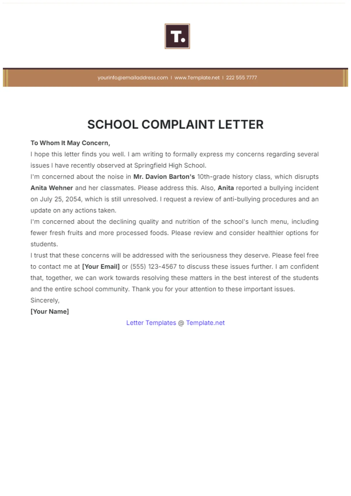 Free ai complaint letter generator, free complaint letter maker online