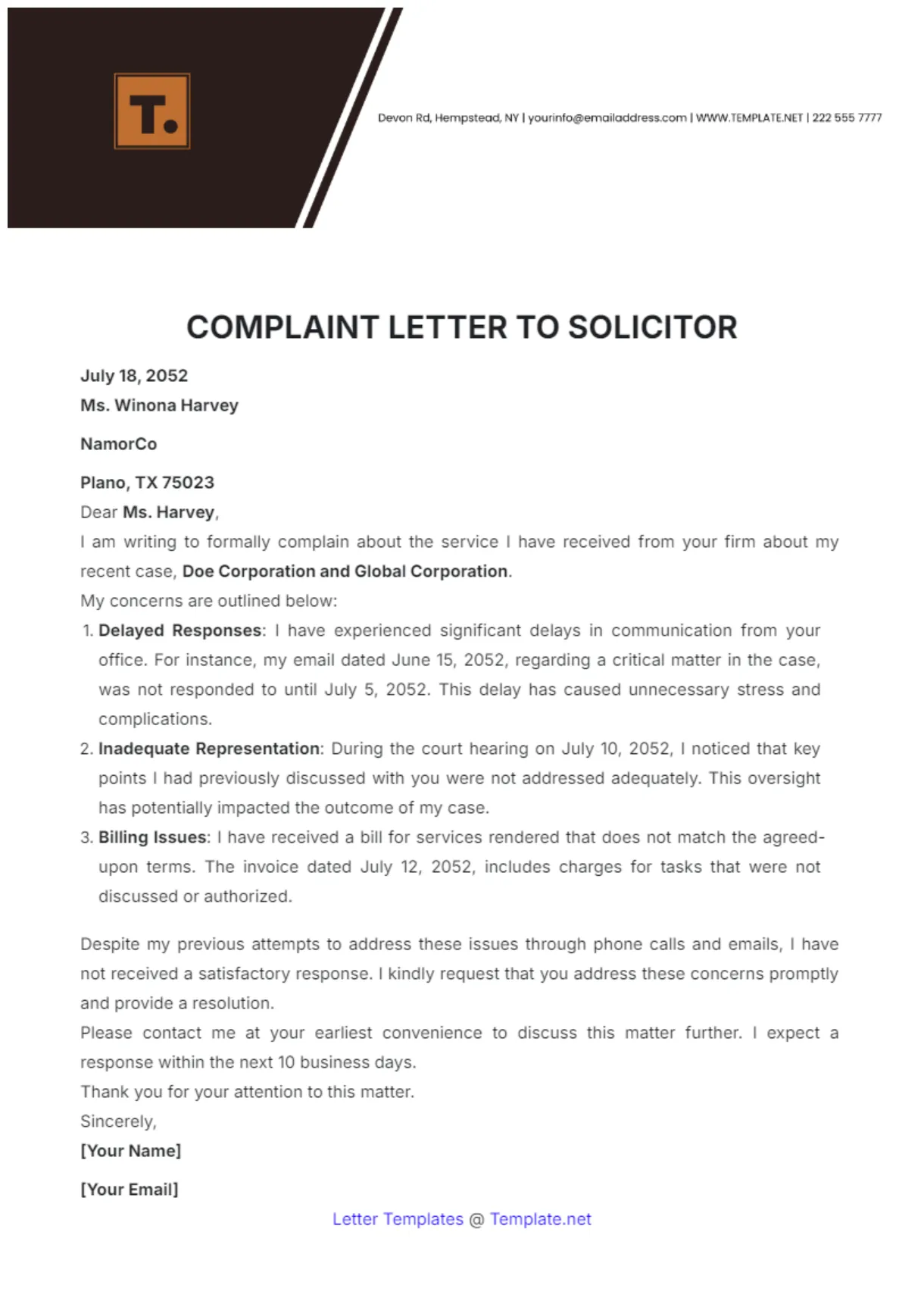Free ai complaint letter generator, free complaint letter maker online