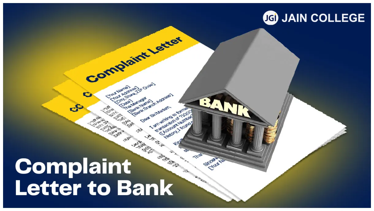 Complaint letter to bank