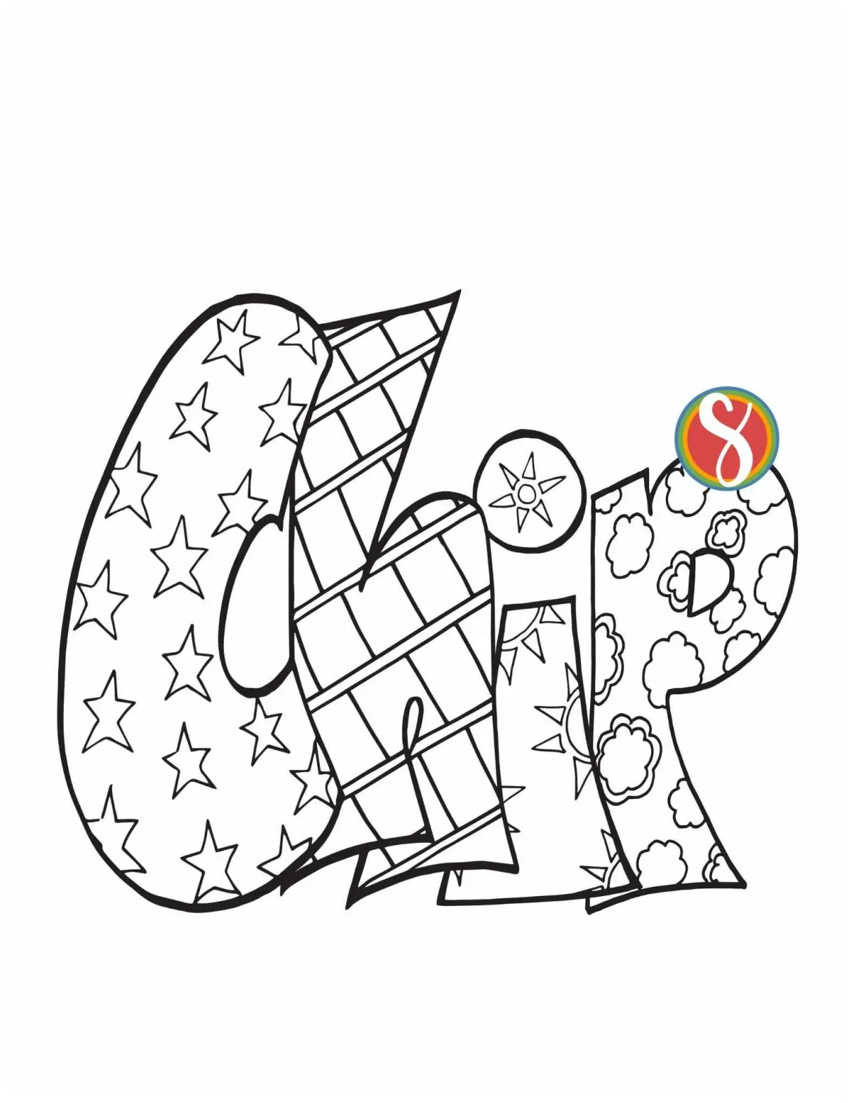 Free chip name coloring pages — stevie doodles printable coloring page