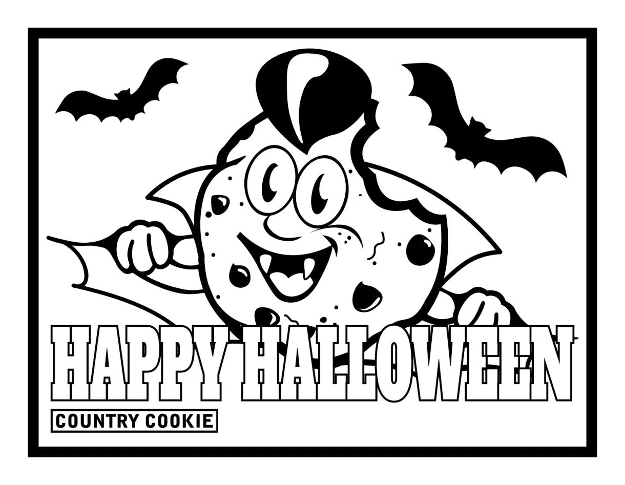 Coloring pages — country cookie