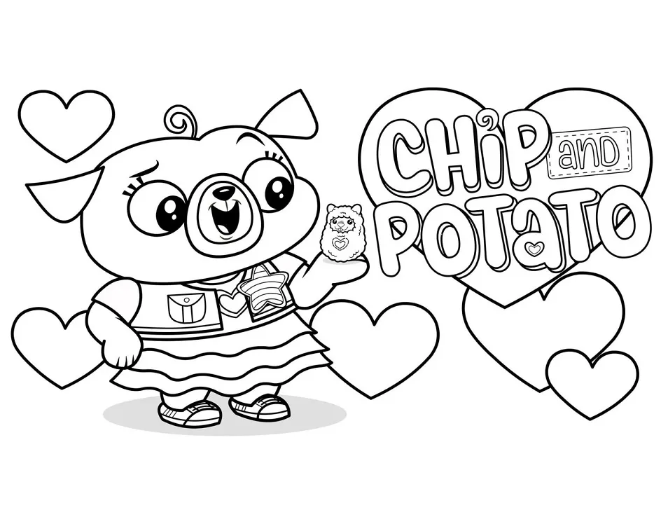 Pirate chip coloring play free coloring game online