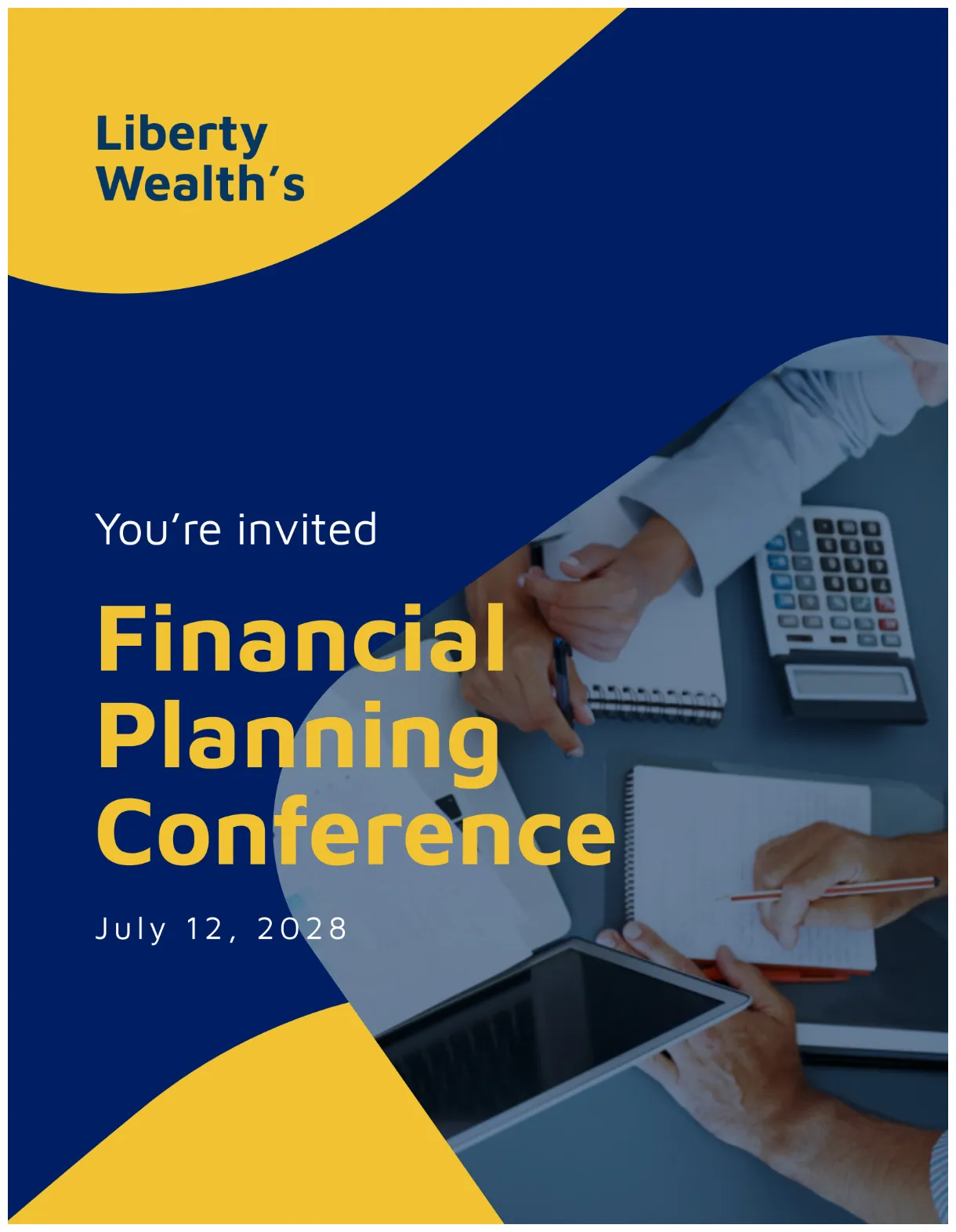 Free Conference Invitation Letter Template to Edit Online