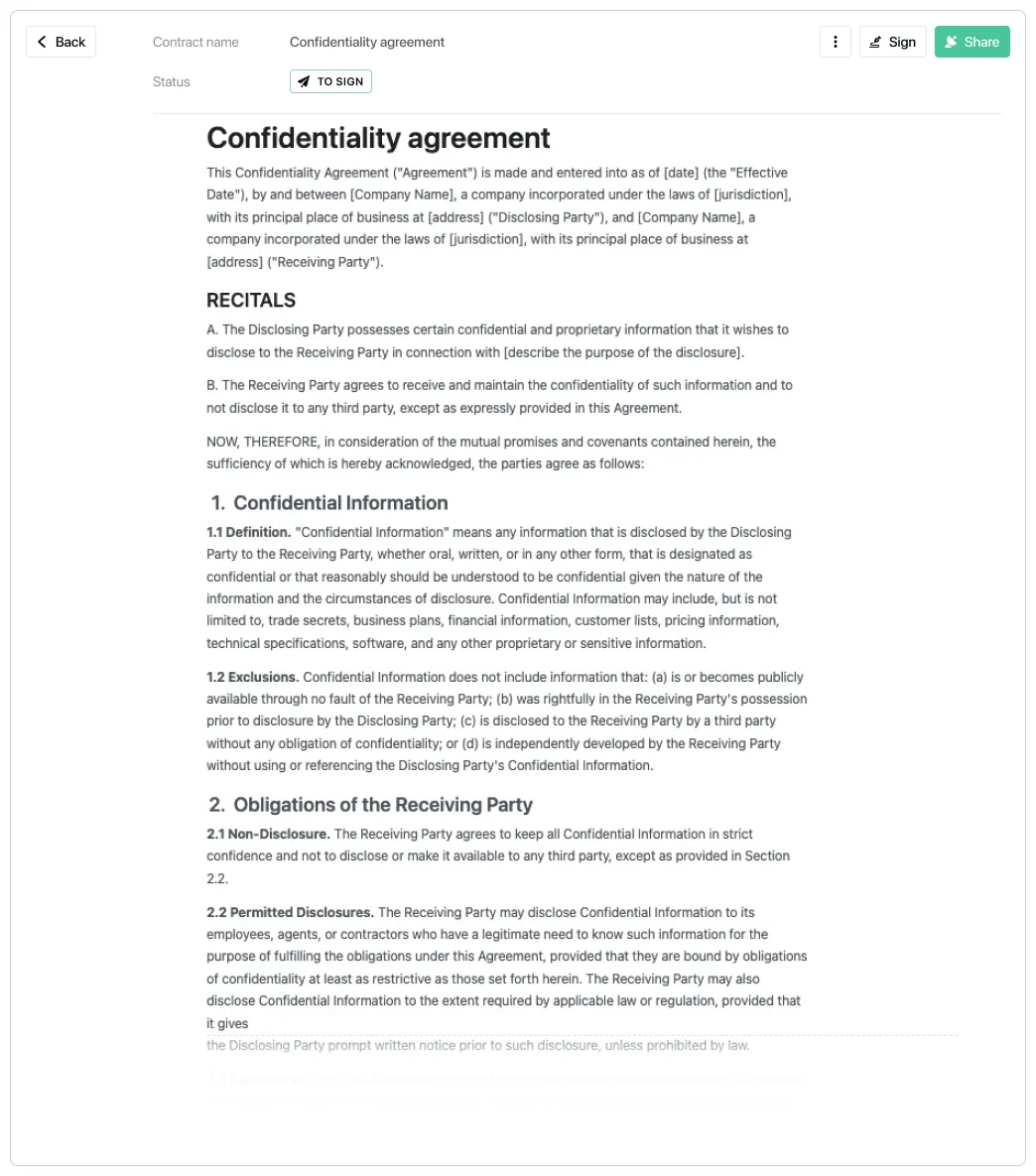 Template free to use