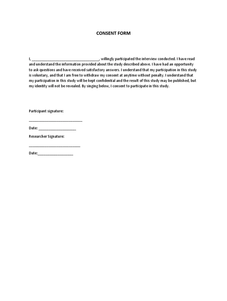 Consent form pdf