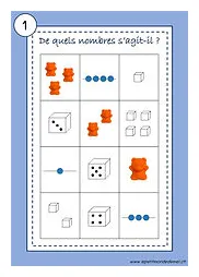 Numération petit monde de mél printable coloring page