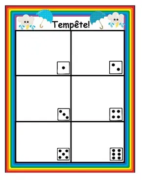 Mega-tempête les nombres 1-100 by mlle arc-en-ciel tpt