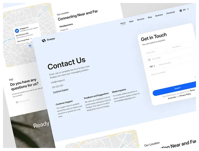 Contact us page designs, themes, templates and downloadable graphic