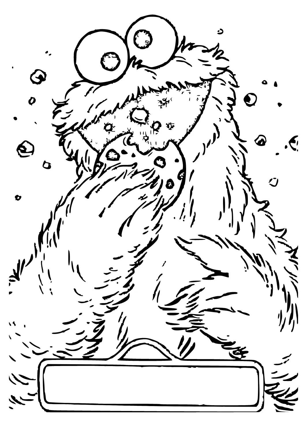 Cookie monster valentine coloring pages coloring pages