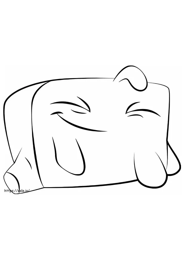 Free coloring pages of adorable om nom to print and color with fun