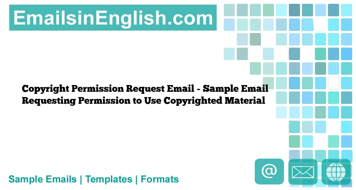 Email sample email requesting permission