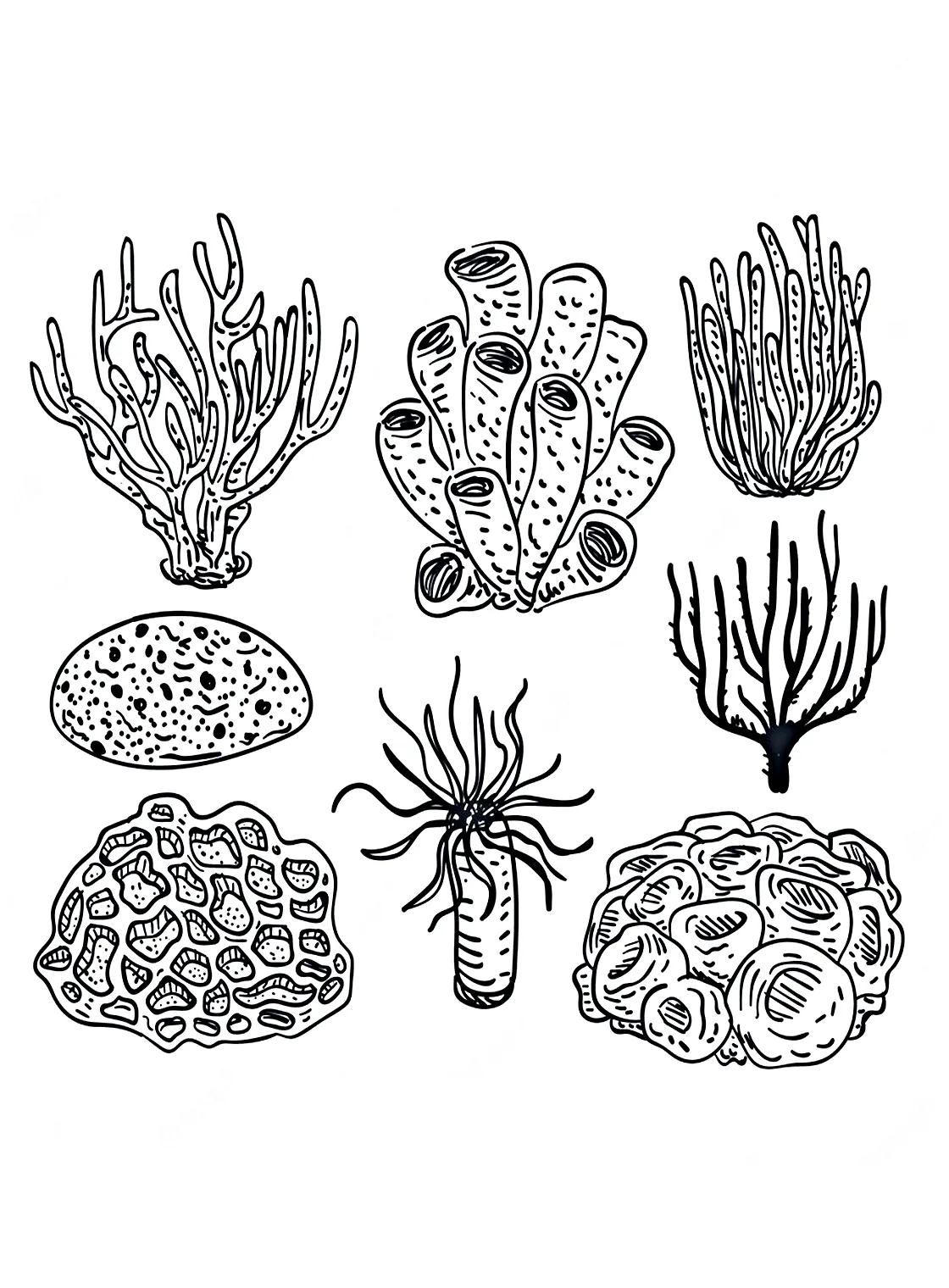 Simple free printable coloring pages