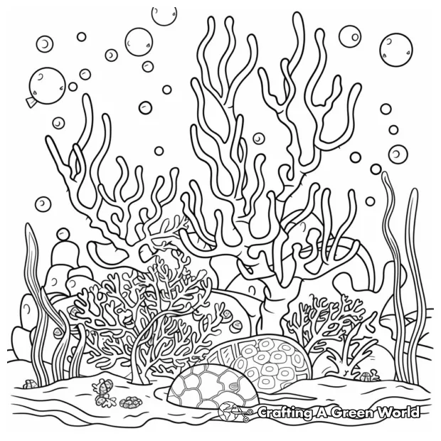 Coral reef coloring pages free & printable!