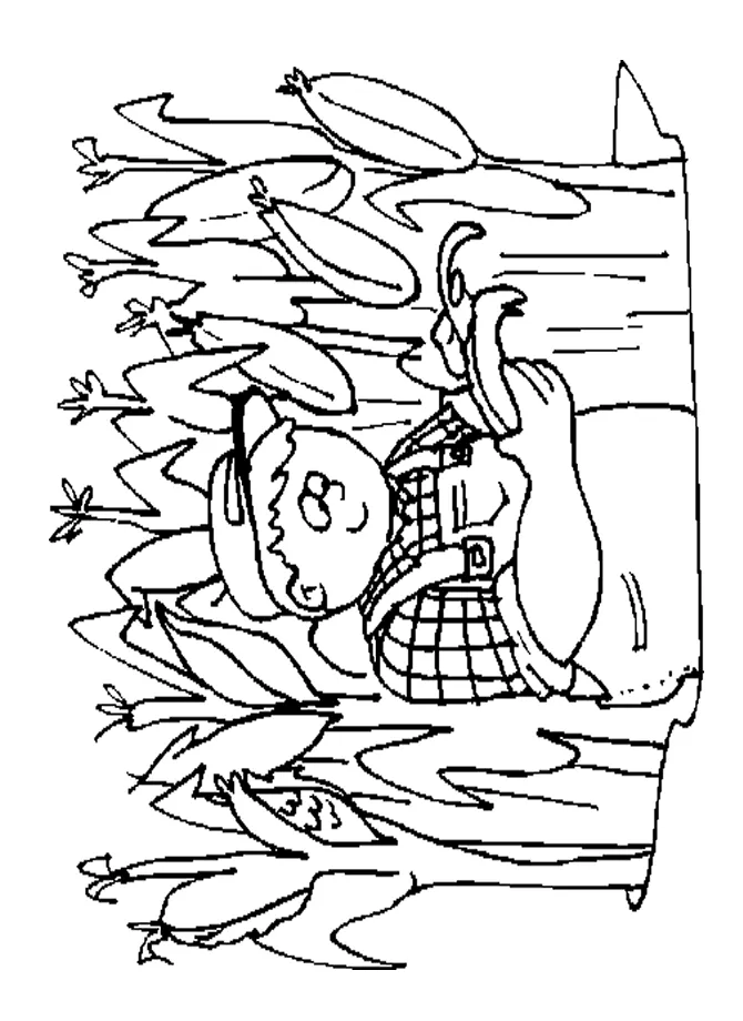 Free Corn Stalk Coloring Page, Download Free Corn Stalk Coloring Page